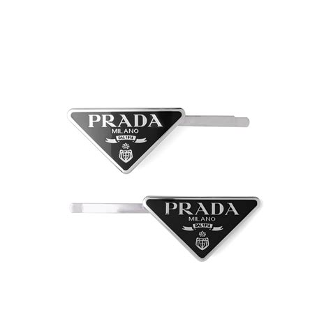 prada haarspange schwarz|Schwarz Haarspange Aus Metall .